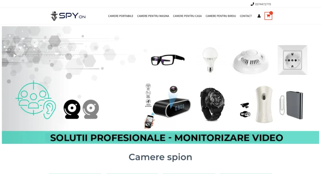 screenshot [camere spion.ro] 1