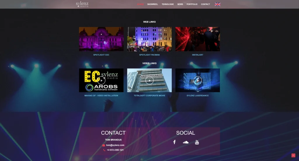 sylenz.com multimedia spectacole laser sylenz media 3