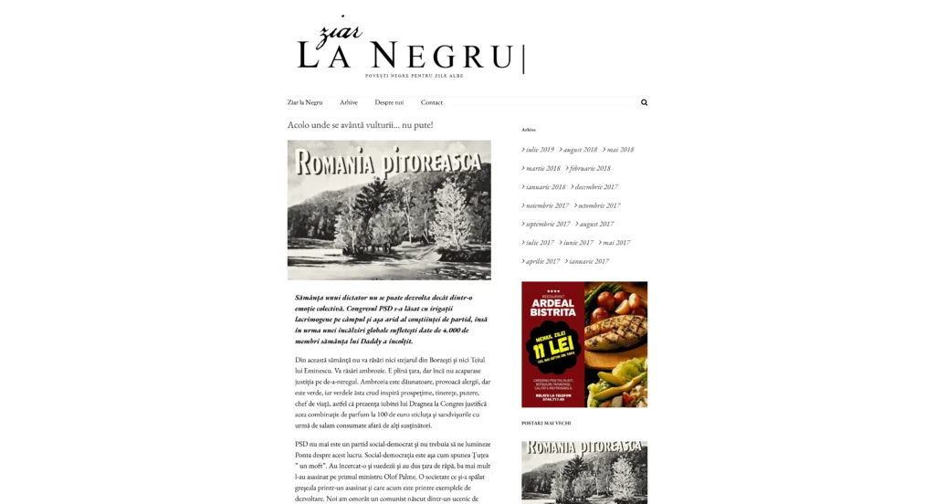 ziarlanegru.ro acolo unde se avanta vulturii... nu pute